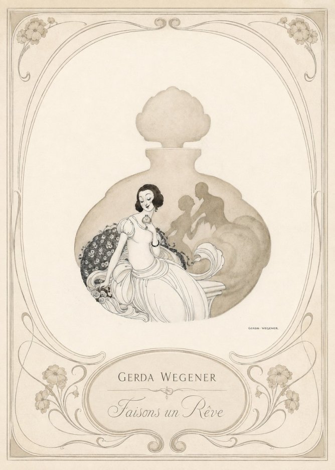 Gerda Wegener Faisons Un Rêve No3 - Plakát
