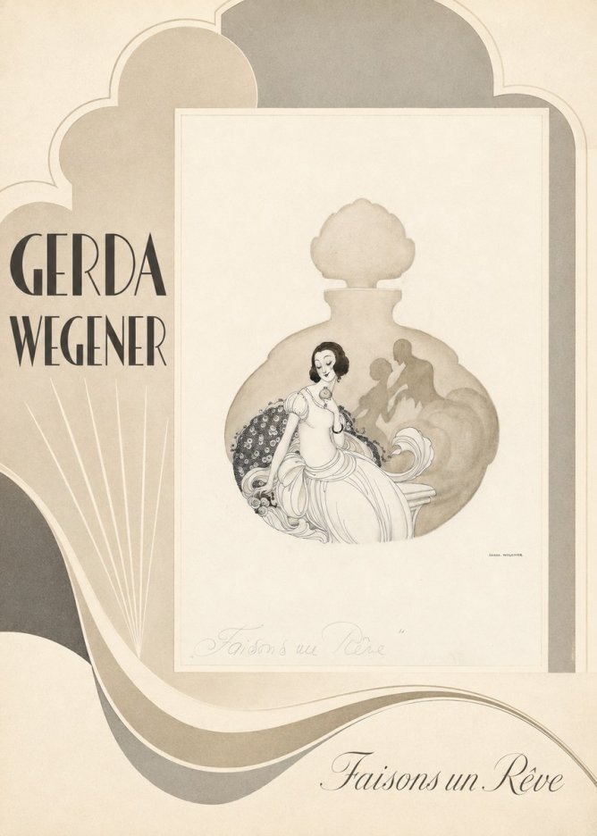 Gerda Wegener Faisons Un Rêve No5 - Plakát