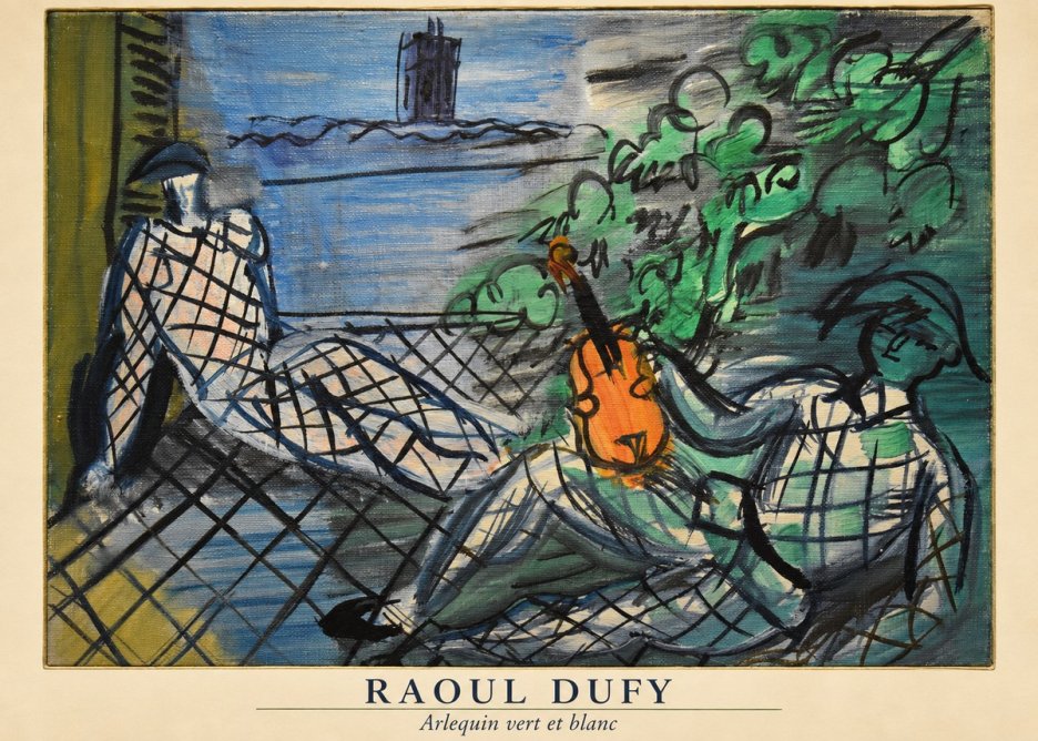 Raoul Dufy Arlequin Vert Et Blanc No5 - Plakát