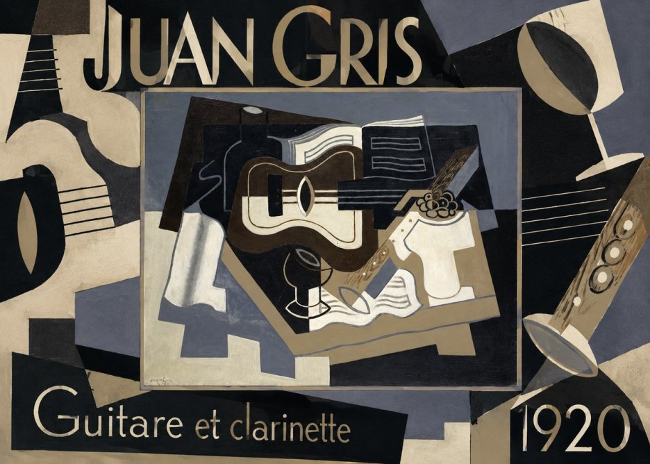 Juan Gris Guitare Et Clarinette No6 - Plakát