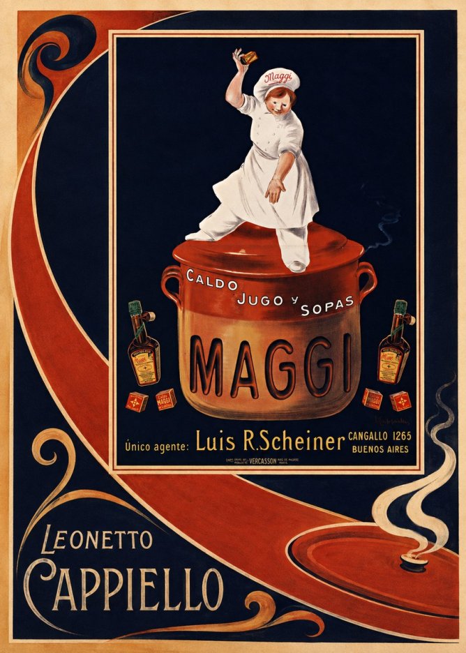 Leonetto Cappiello Maggi No3 - Plakát