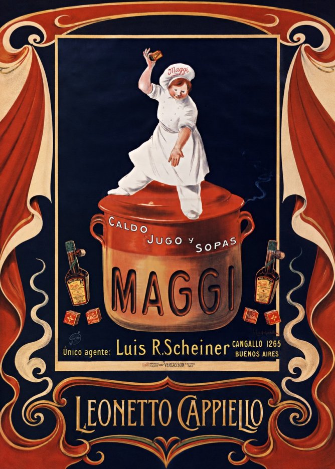 Leonetto Cappiello Maggi No5 - Plakát