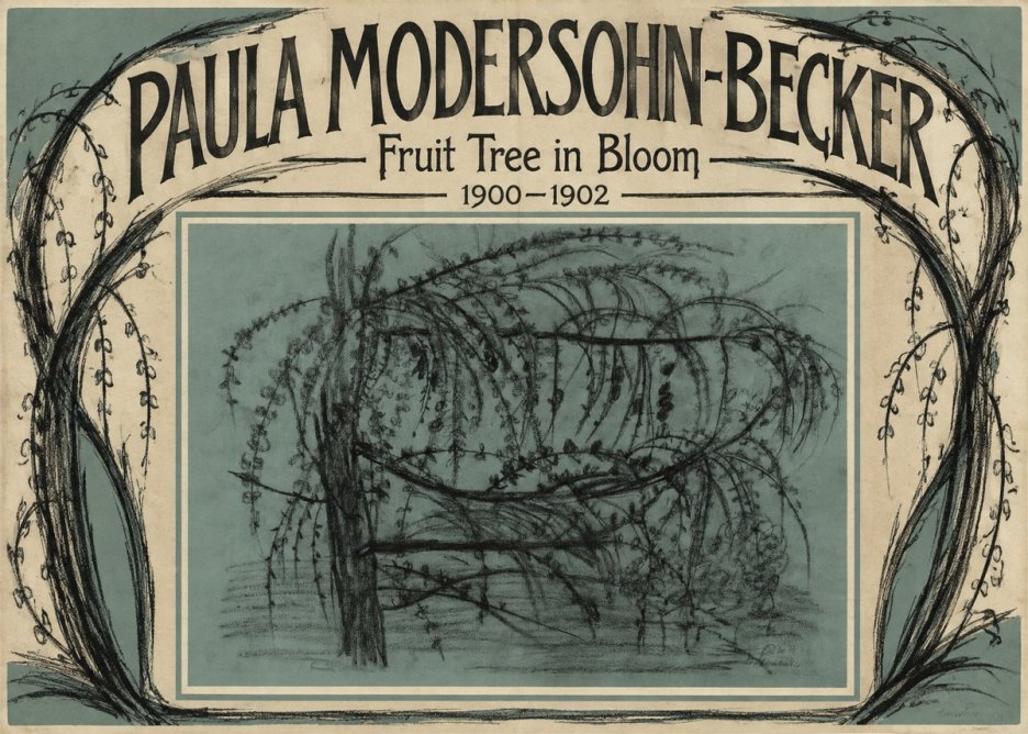 Paula Modersohn-Becker Fruit Tree in Bloom No4 - Plakát