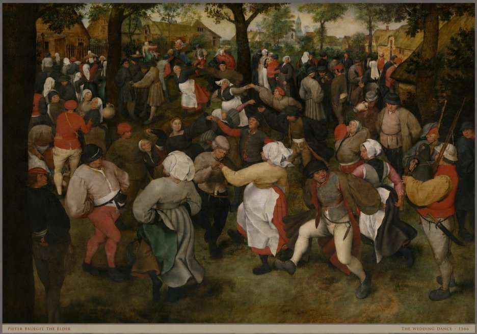 Pieter Bruegel The Wedding Dance II No5 - Plakát