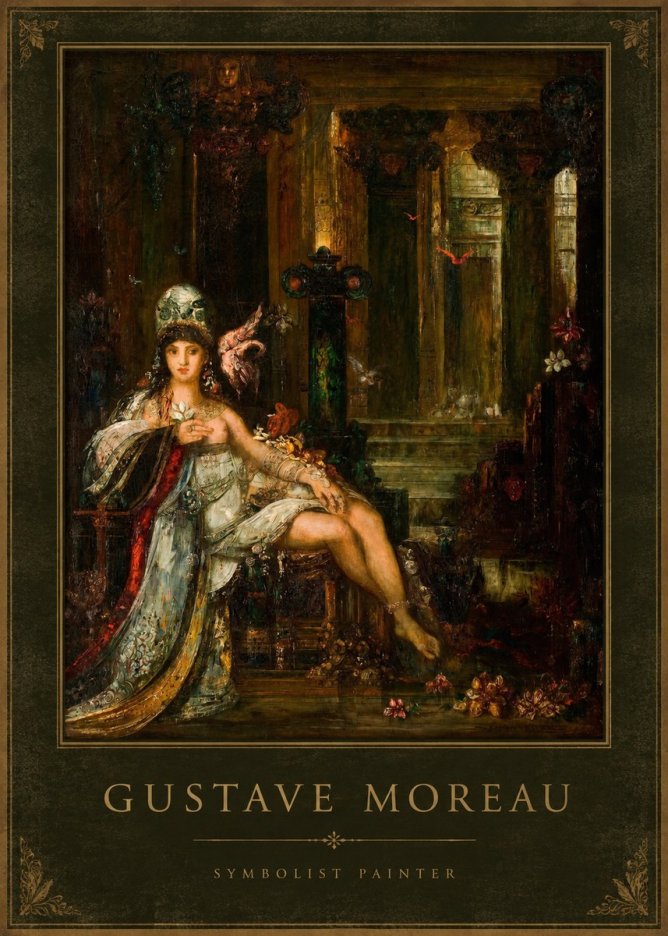 Gustave Moreau Salome III No1 - Plakát