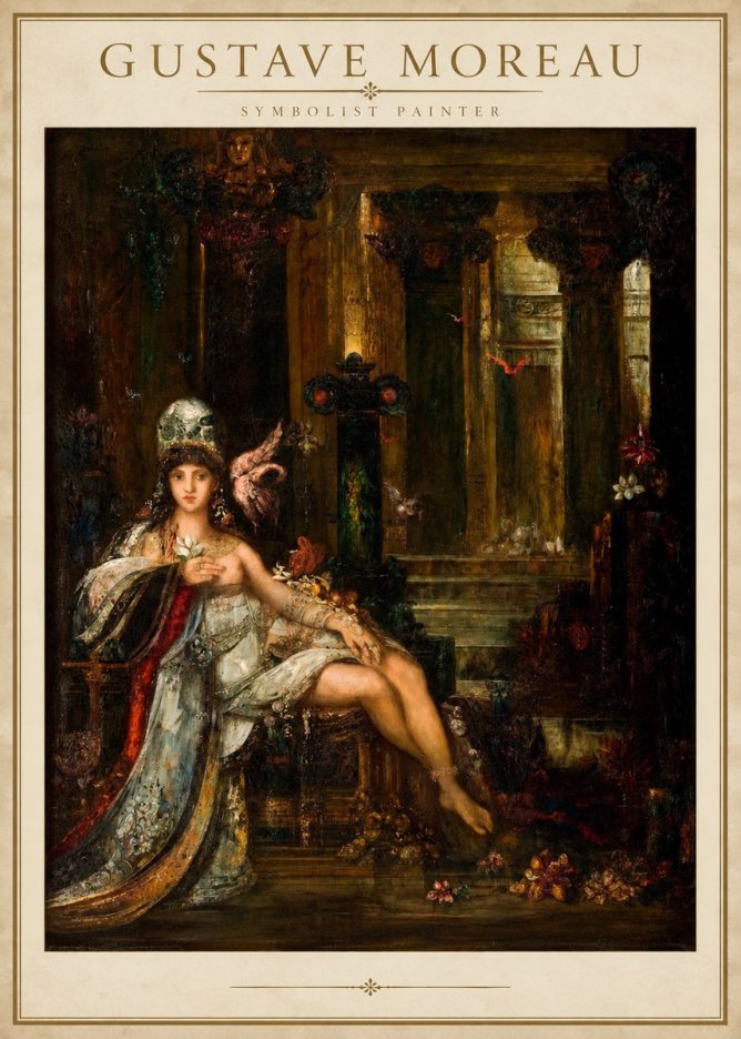 Gustave Moreau Salome III No2 - Plakát