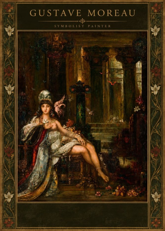 Gustave Moreau Salome III No5 - Plakát