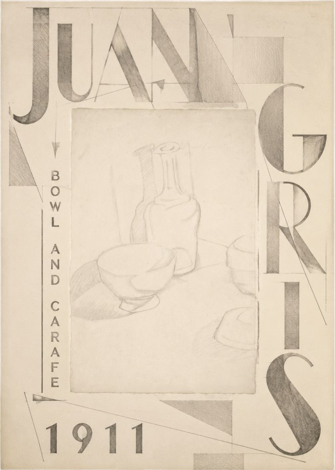 Juan Gris Bowl and Carafe No5 - Plakát