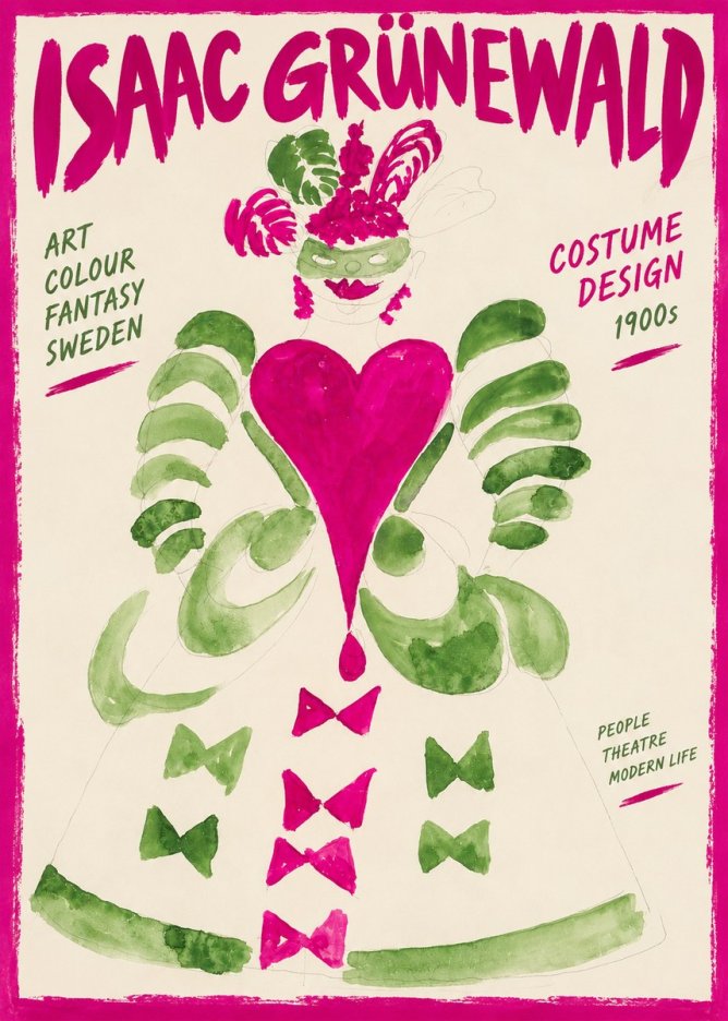 Isaac Grünewald Costume Design XVI No2 - Plakát