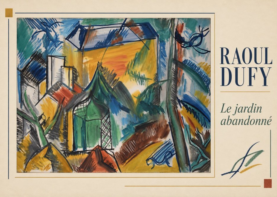 Raoul Dufy Le Jardin Abandonné No2 - Plakát