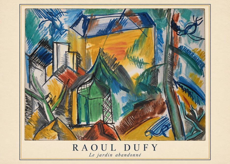 Raoul Dufy Le Jardin Abandonné No5 - Plakát