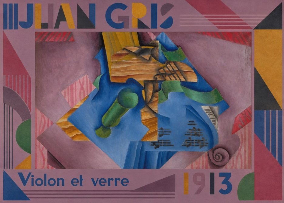Juan Gris Violon Et Verre No1 - Plakát
