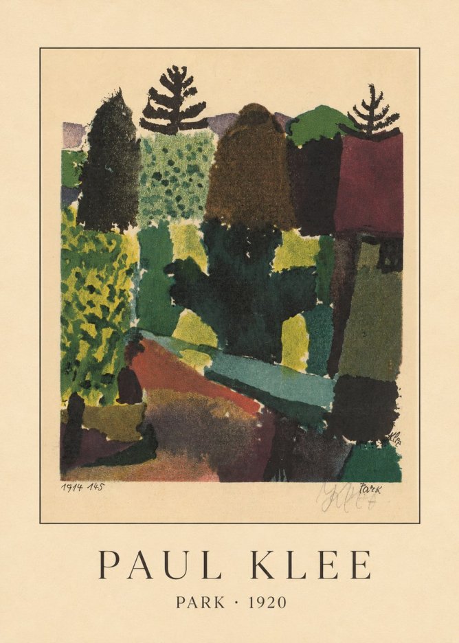 Paul Klee Park II No3 - Plakát