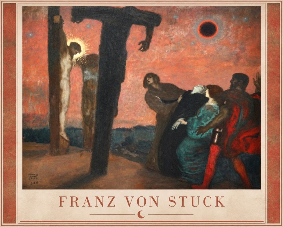 Franz von Stuck Crucifixion No2 - Plakát