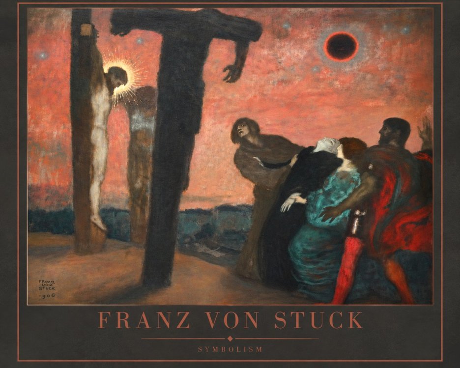 Franz von Stuck Crucifixion No3 - Plakát