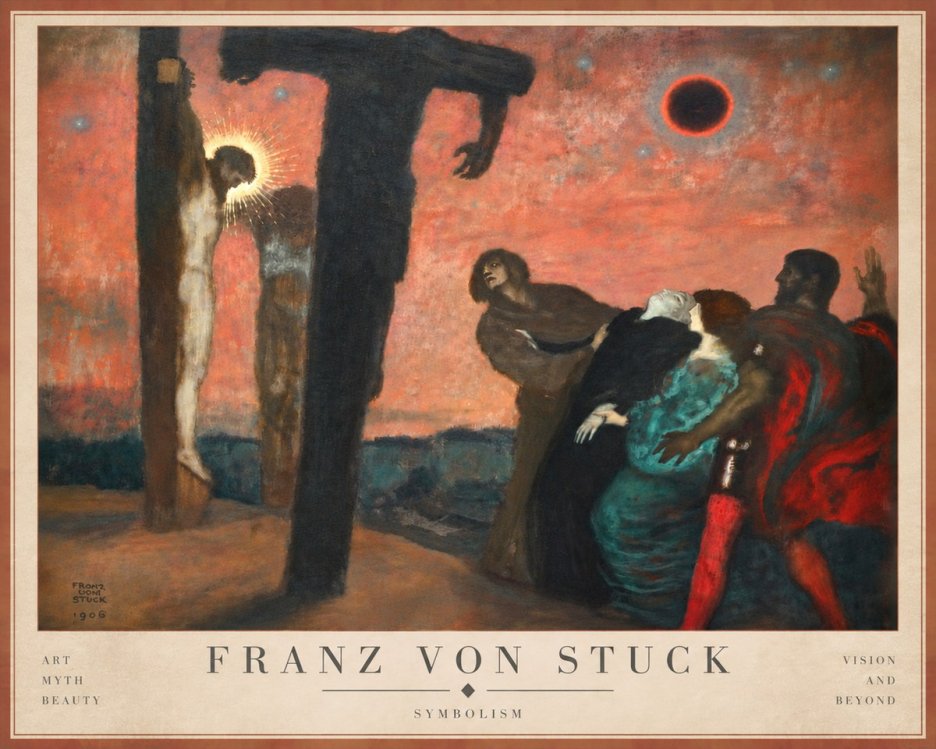 Franz von Stuck Crucifixion No4 - Plakát