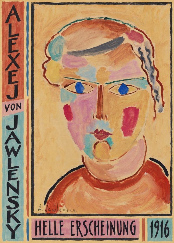 Alexej von Jawlensky Helle Erscheinung No3 - Plakát