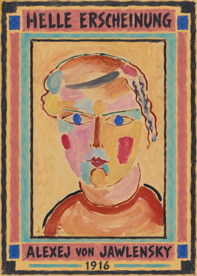 Alexej von Jawlensky Helle Erscheinung No4 - Plakát