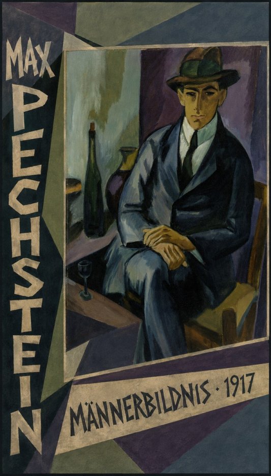 Max Pechstein Männerbildnis • 1917 No2 - Plakát