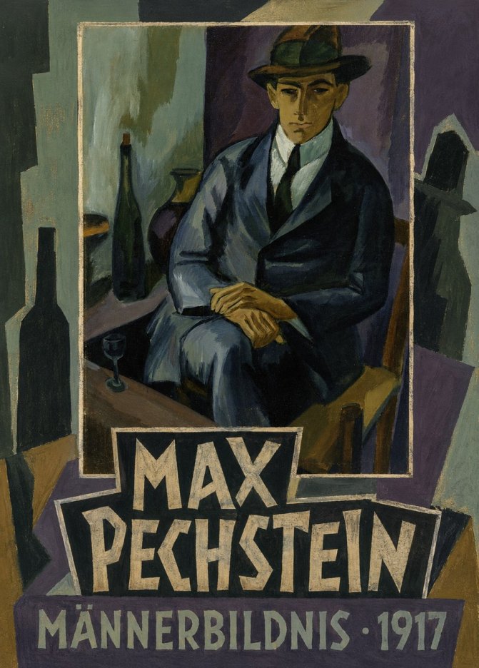 Max Pechstein Männerbildnis • 1917 No5 - Plakát