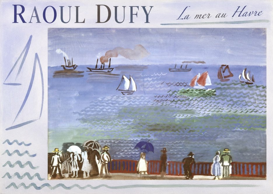 Raoul Dufy La Mer Au Havre No3 - Plakát