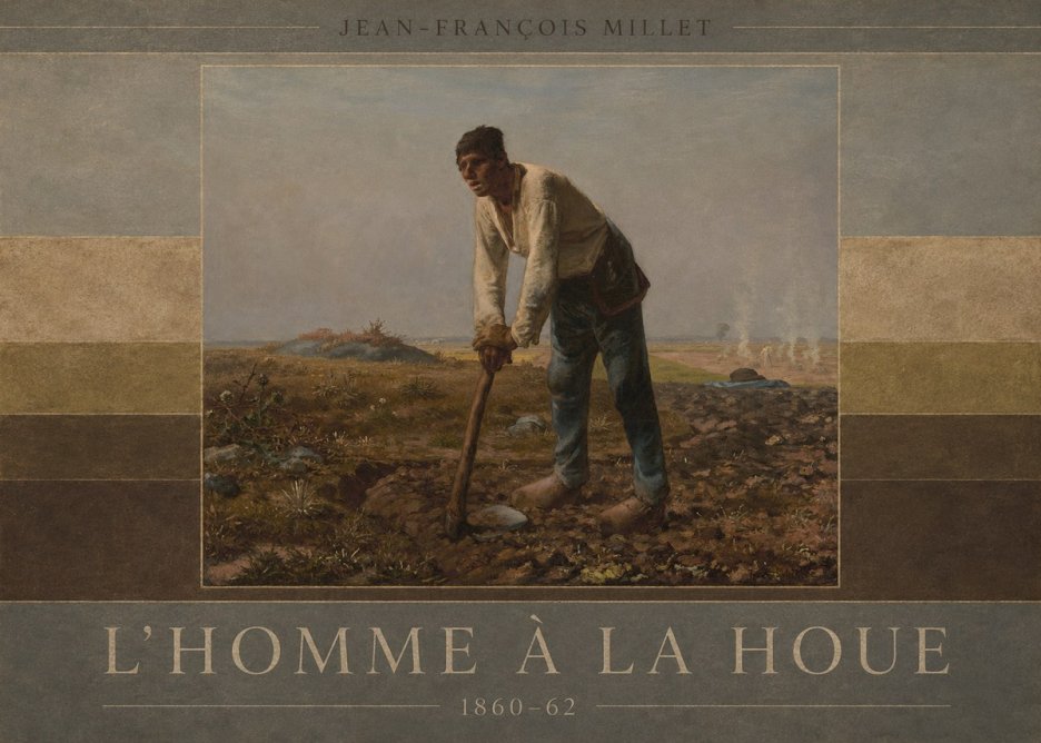 Jean-François Millet L'homme À La Houe No6 - Plakát