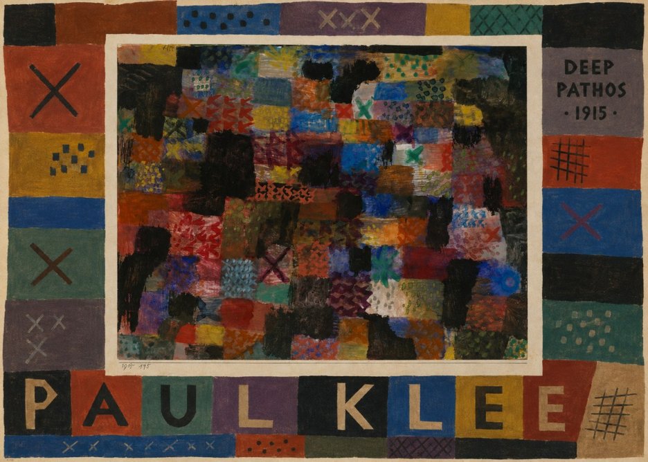 Paul Klee Deep Pathos No5 - Plakát
