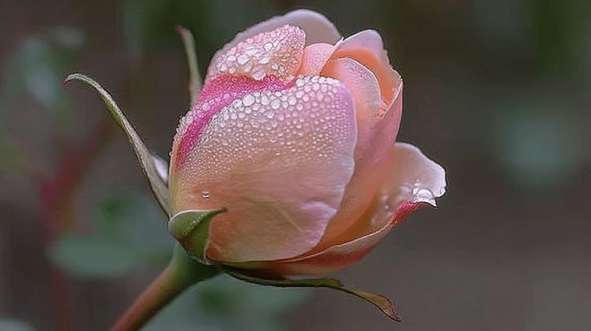 Dewy Rose Veil