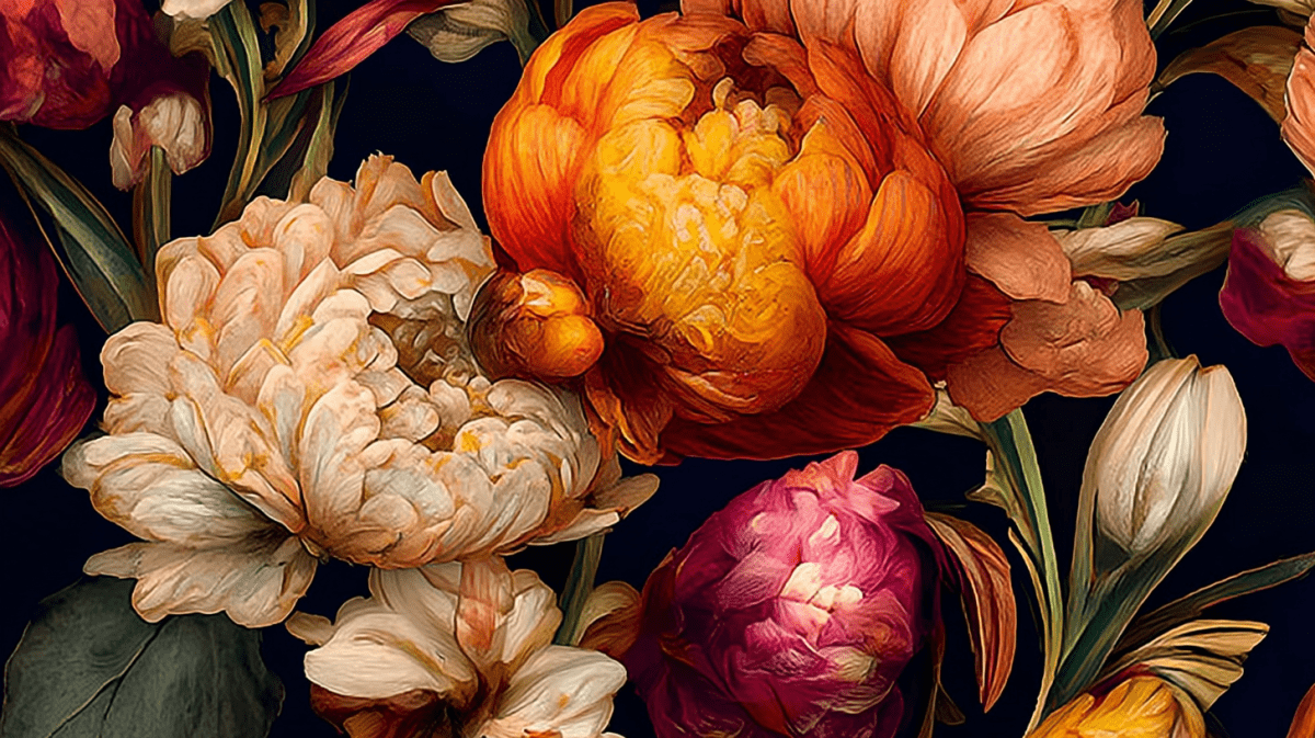 Floral Tundra Tapestry