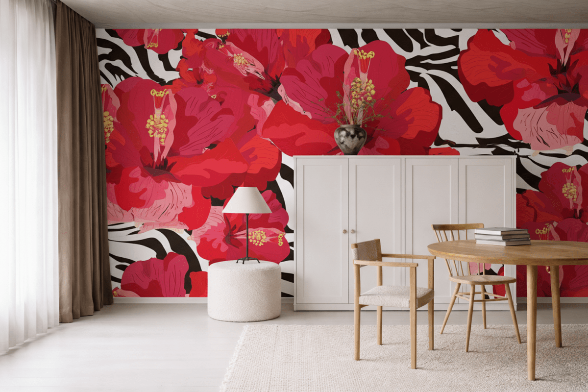 Crimson Zebra Blossom