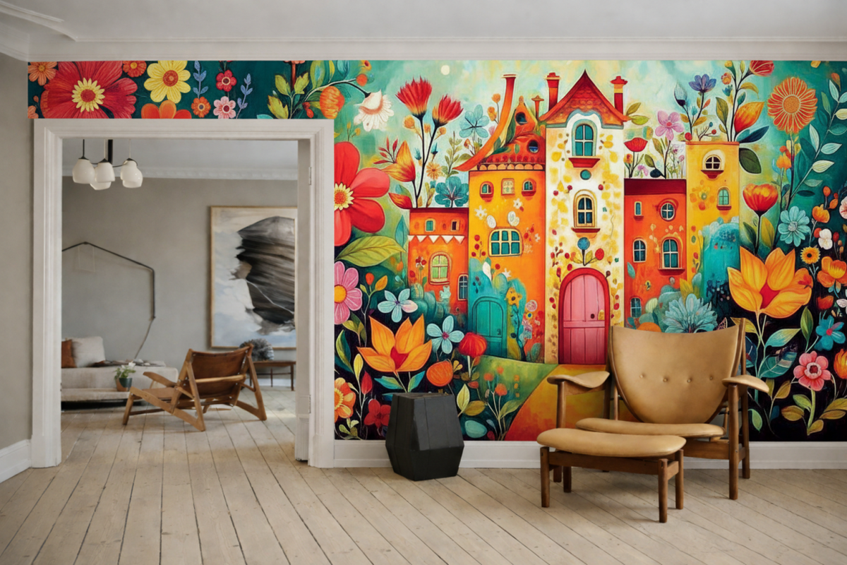 Saffron Village Reverie