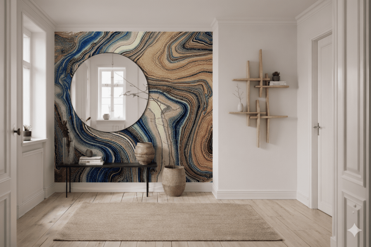 Wavy Terracotta Tides