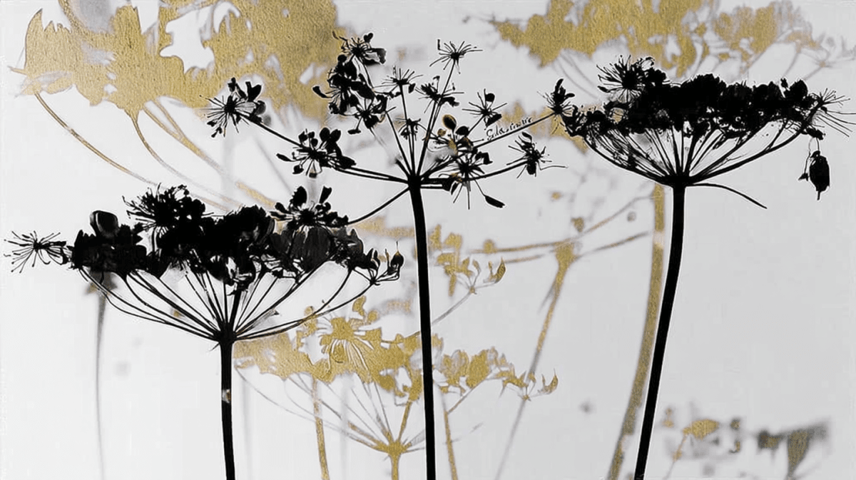 Silhouette Blossom Veil