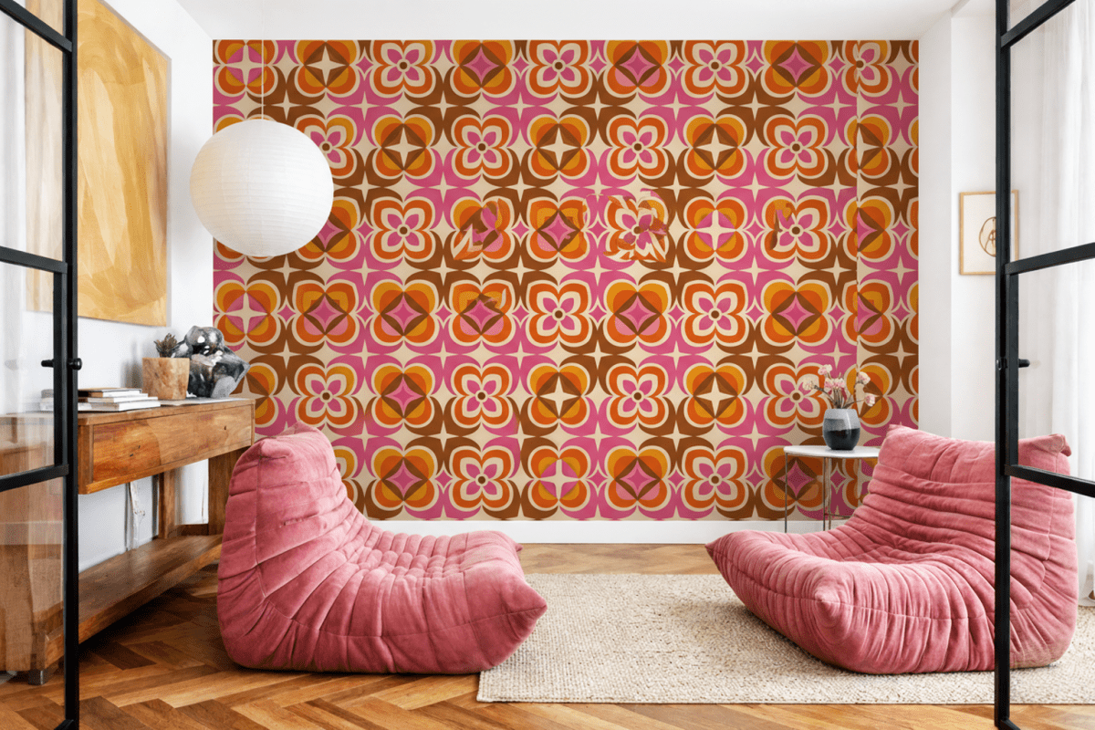 Retro Floral Burst