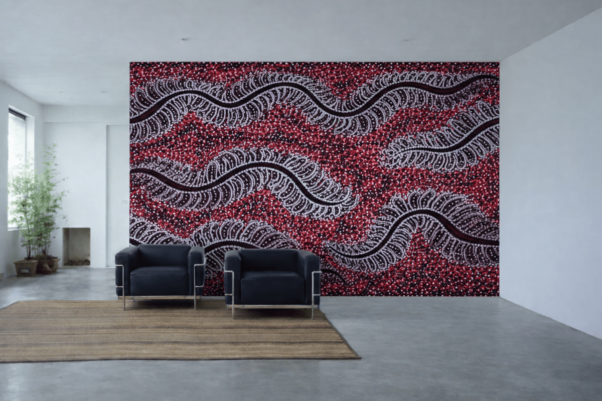 Meandering Floral Wave