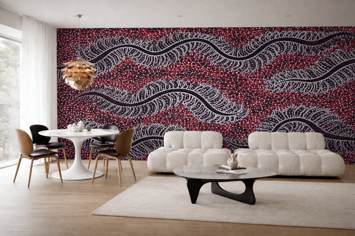 Meandering Floral Wave