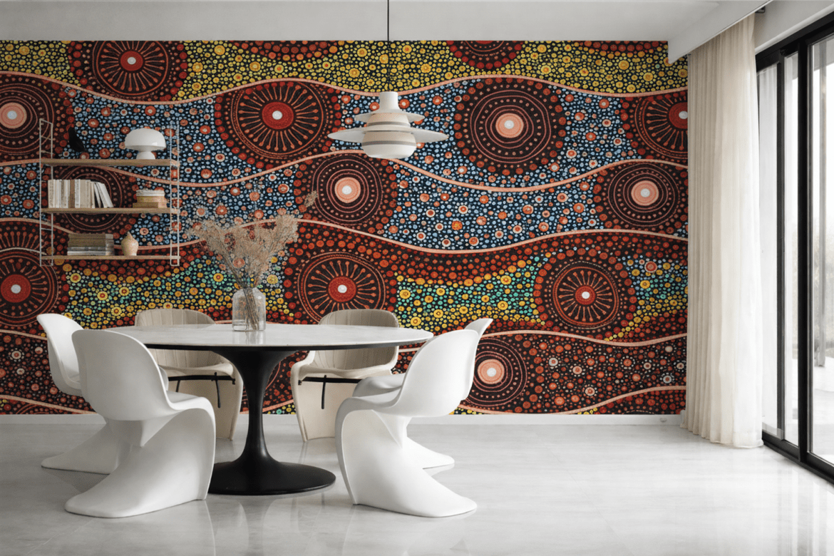 Colorful Circles Arrangement