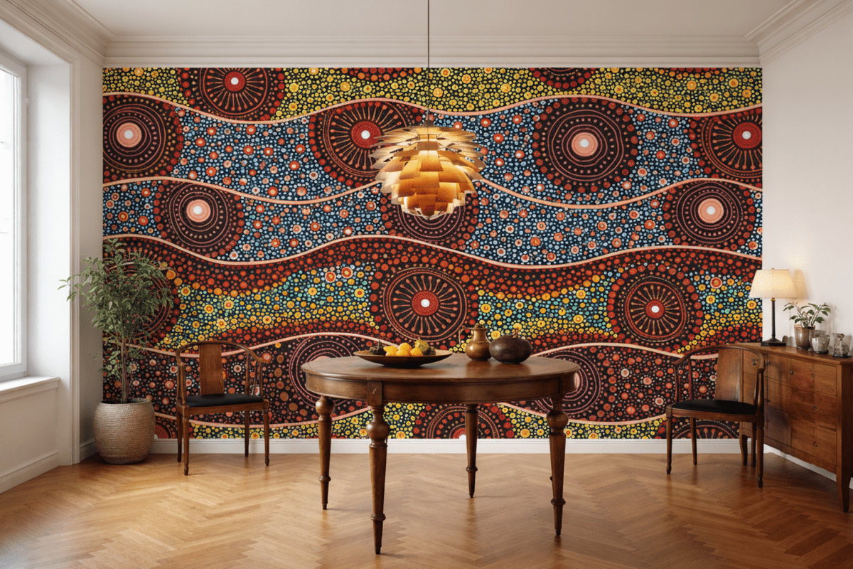 Colorful Circles Arrangement