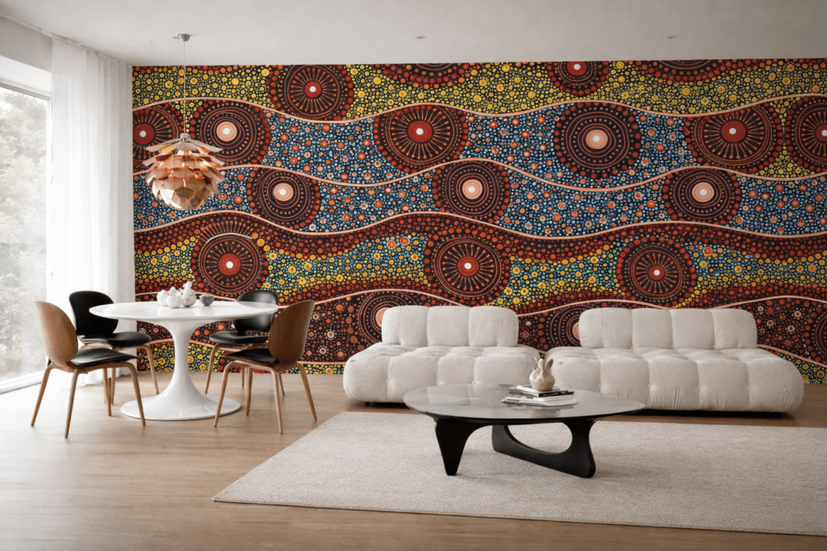 Colorful Circles Arrangement