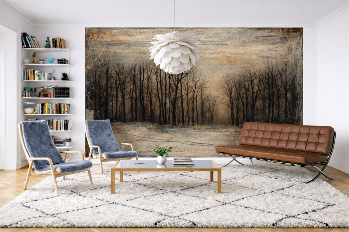 Frosted Woodland Veil