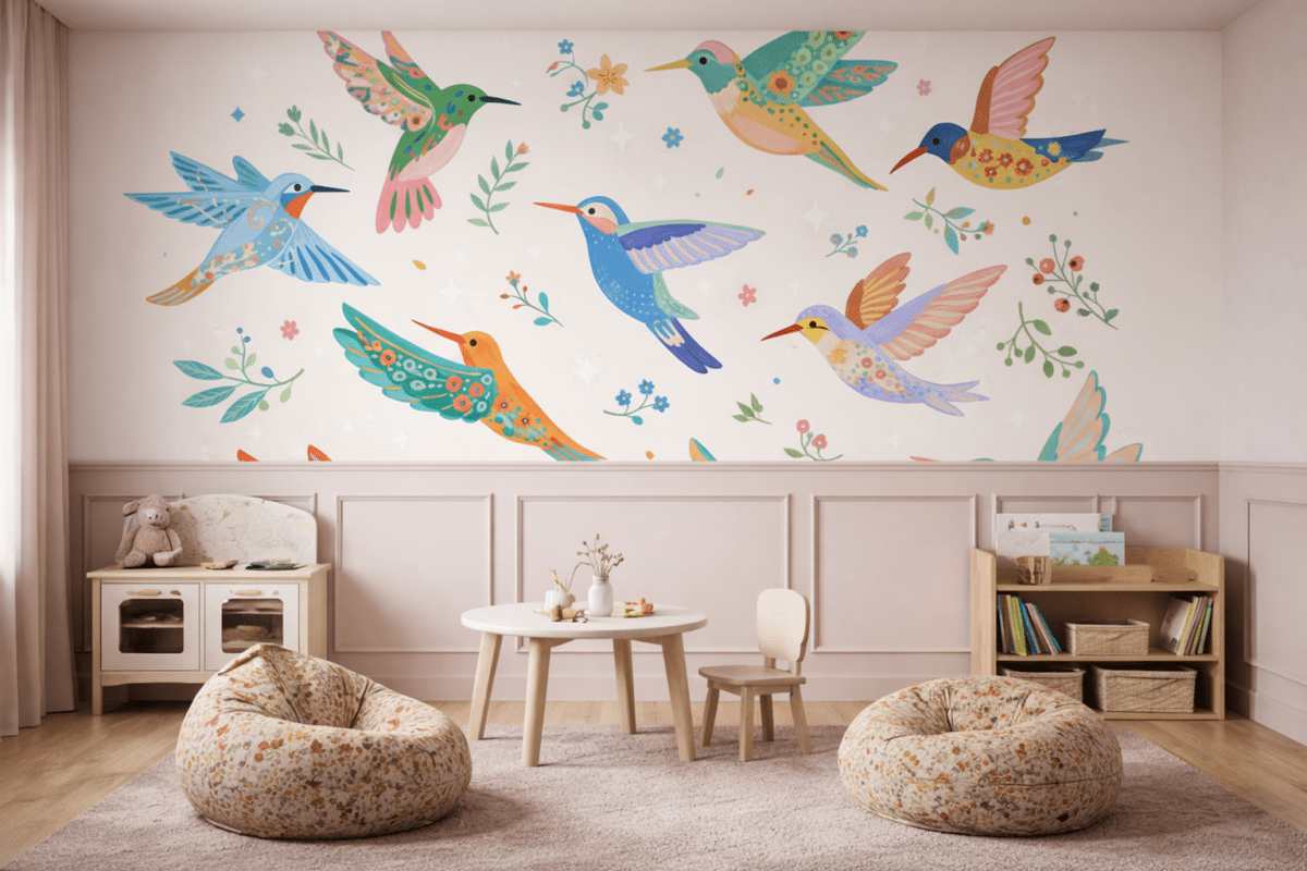 Porcelain Mural Flight