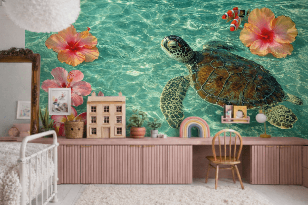 Ocean Floral Mosaic