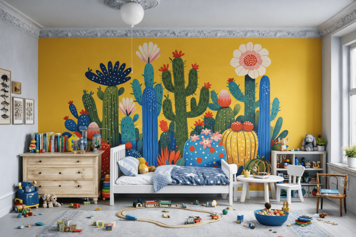 Vibrant Cacti Haven