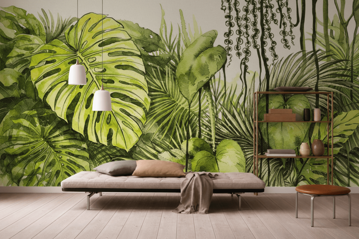 Verdant Porcelain Tangle