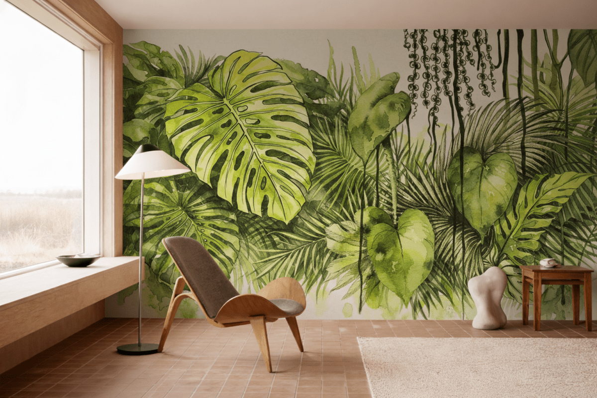 Verdant Porcelain Tangle