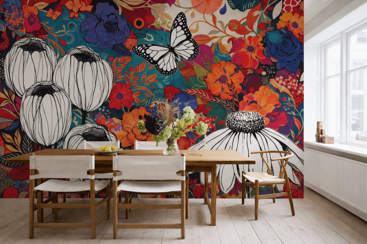 Blooming Butterfly Garden