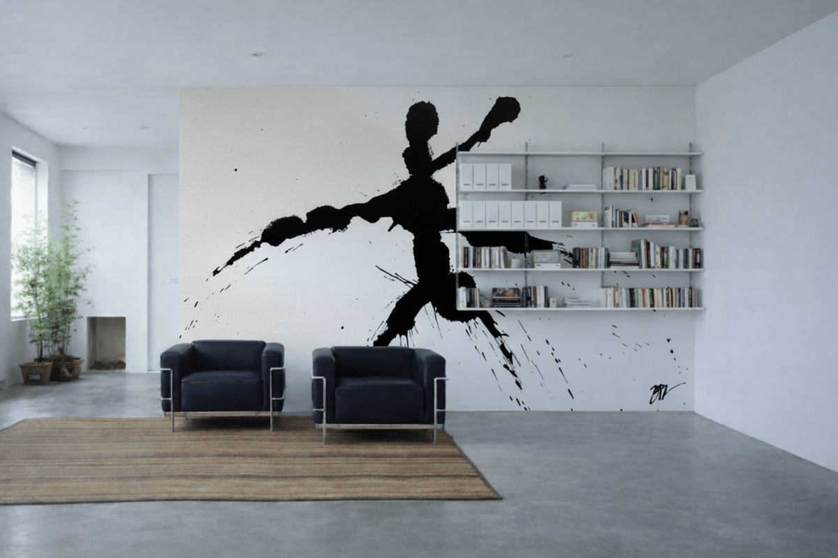 Ink Splatters Dance