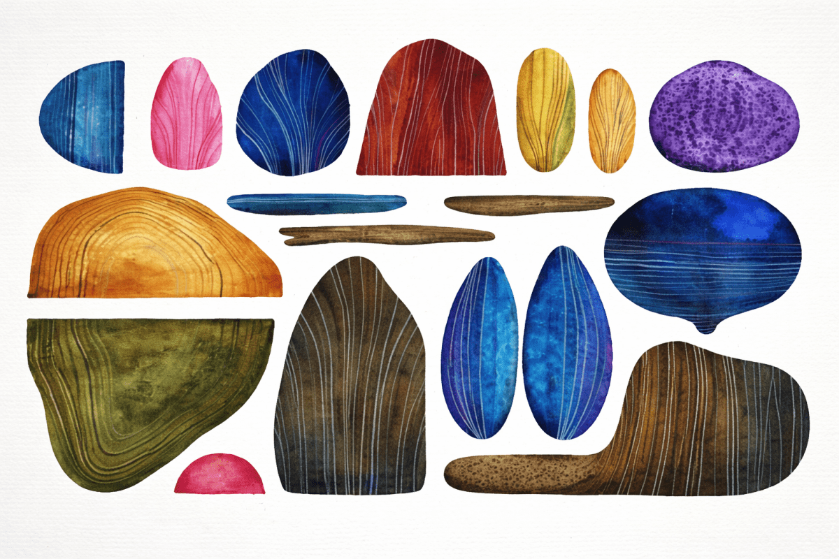 Rippled Stone Abstractions