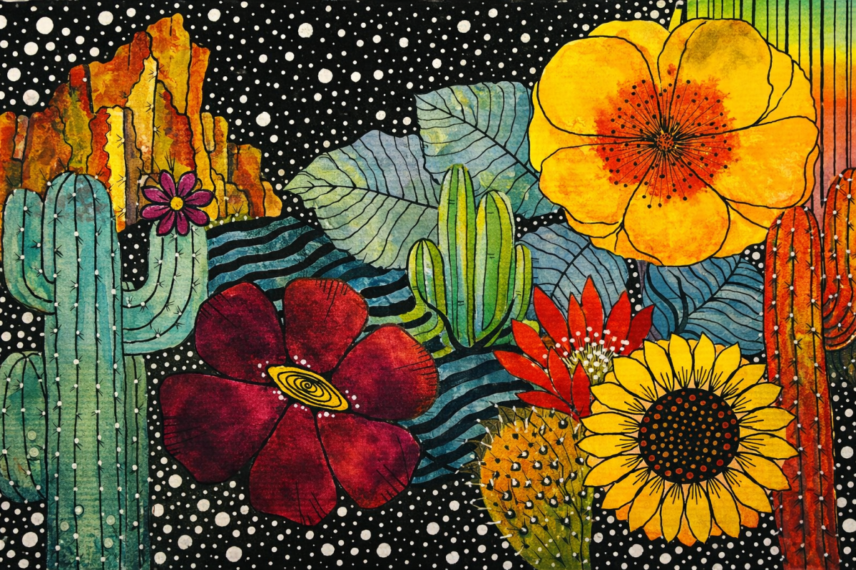 Desert Blossom Mosaic