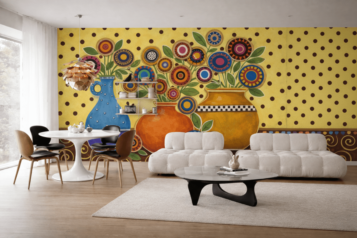 Vibrant Ceramic Flora